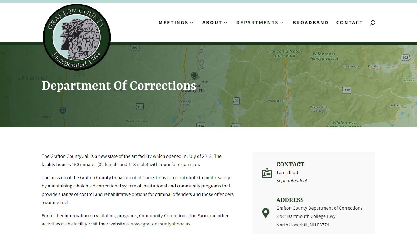 Grafton County Department of Corrections